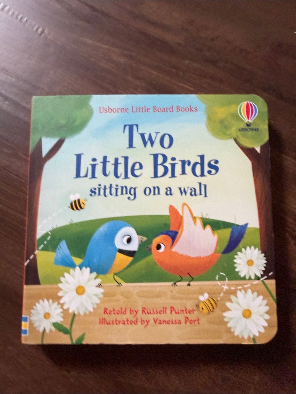 Born Two Little Birds Board Book - Blue & Orange